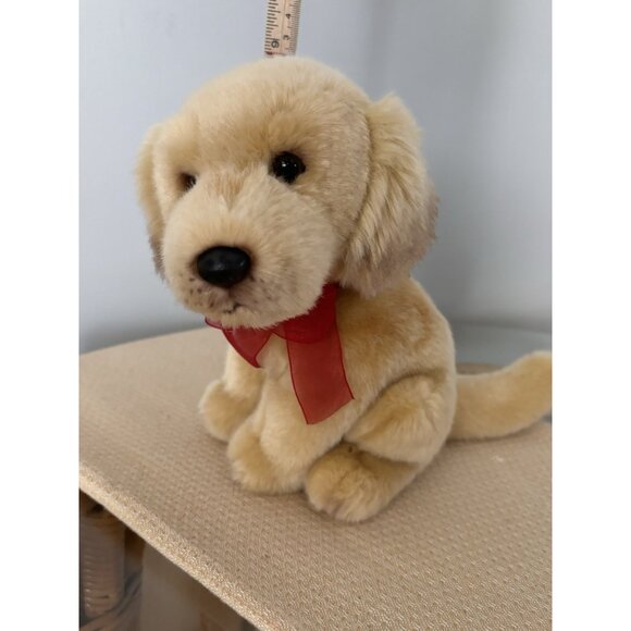 Vintage Russ Christmas Puppy Golden Retriever Doodle Plush Dog - Picture 7 of 10